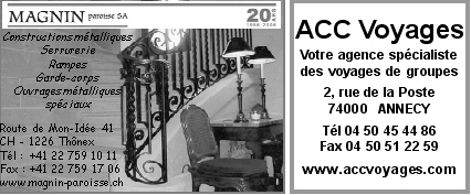 Magnin serrurerie Thonex - ACC voyages Annecy